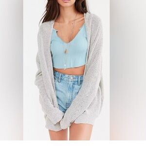 Light Grey Slouchy Cardigan